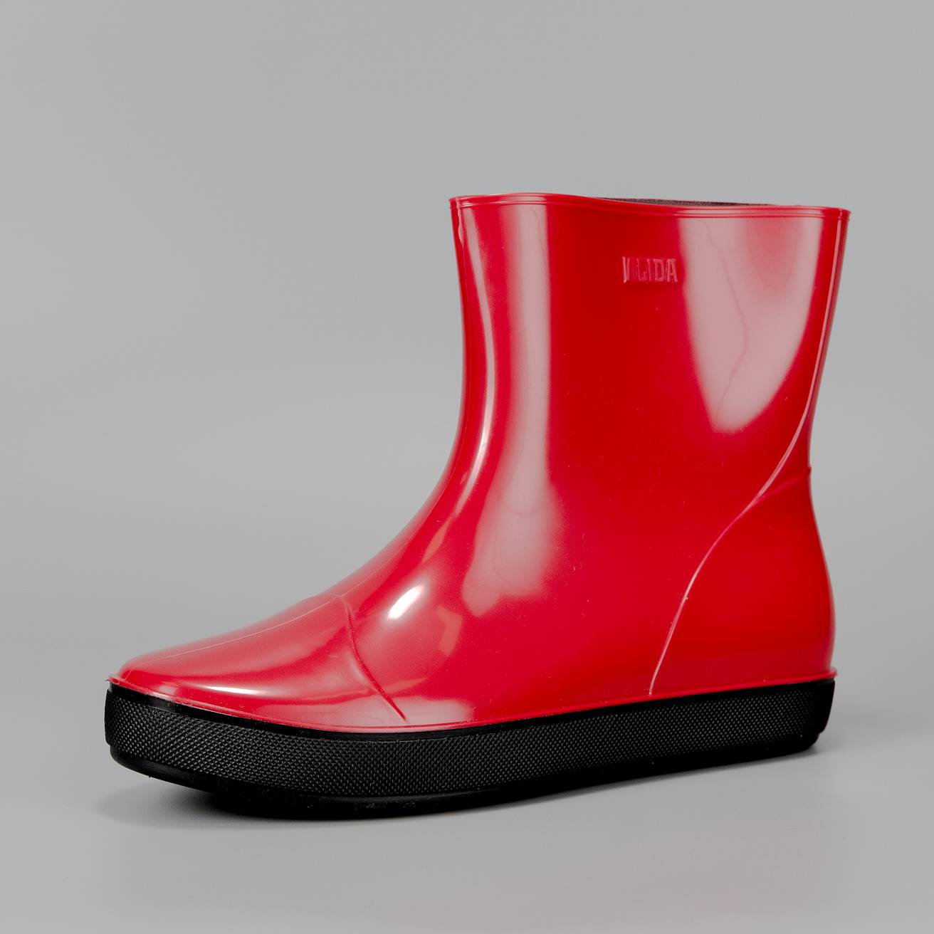 Женские ботильоны Nordman Alida красные с черной подошвой - фото 4