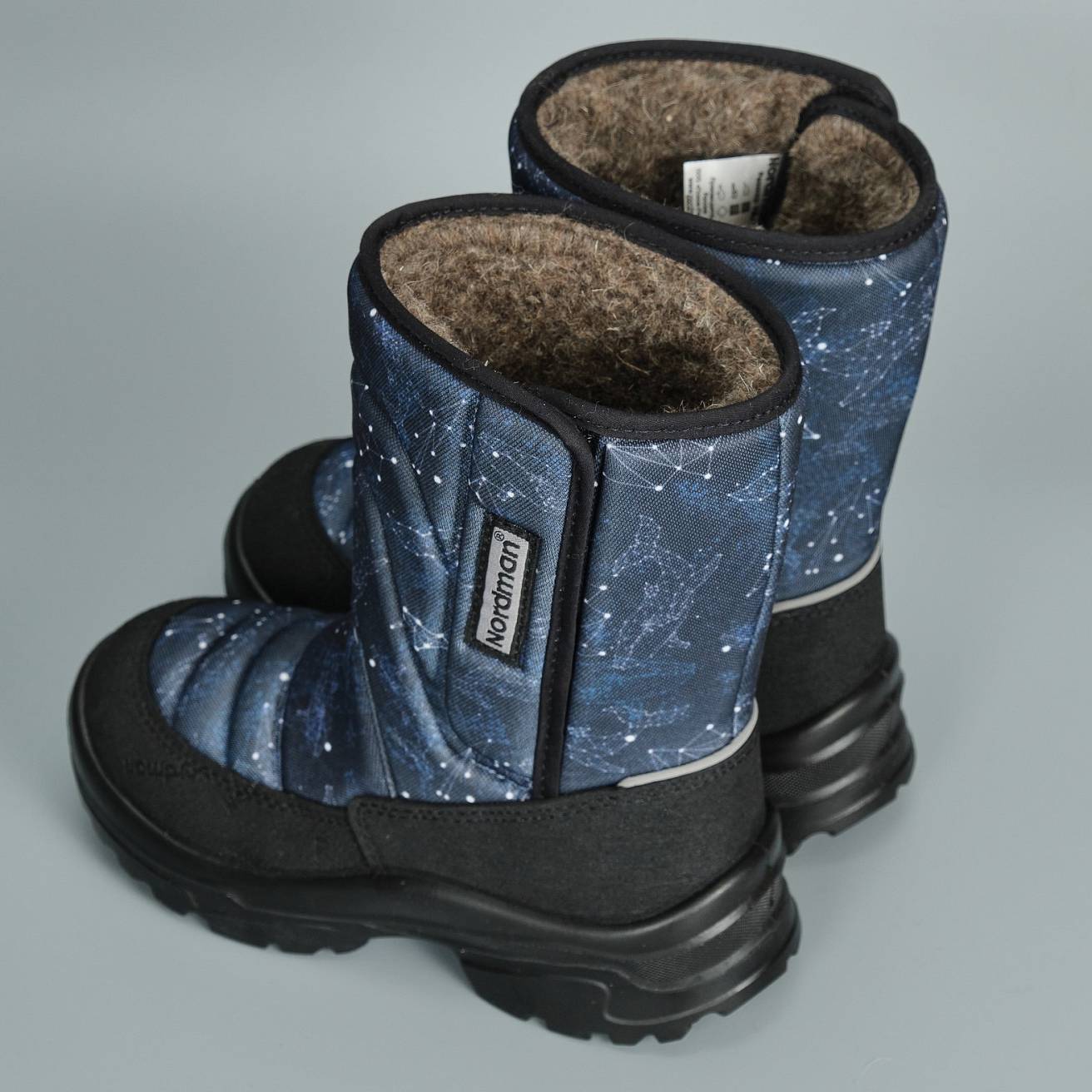 Зимние детские сапоги Nordman Lumi на липучке WHALE_SV#NAVY - фото 6