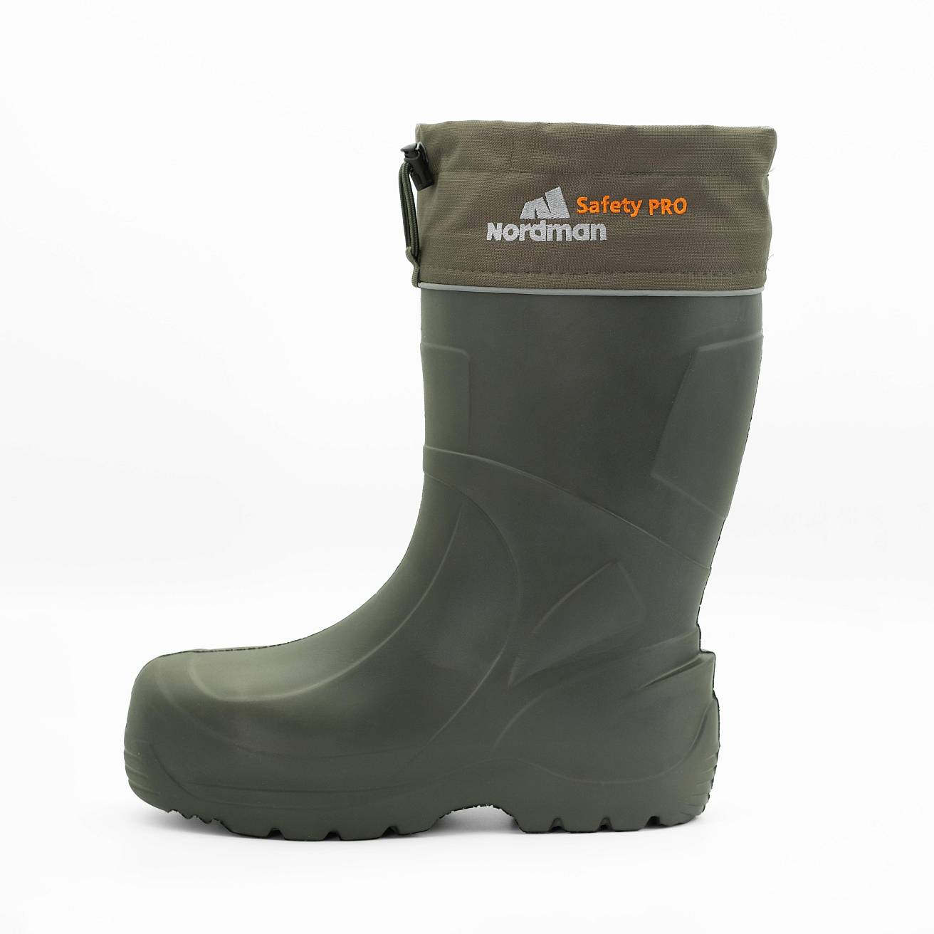 Nordman Safety Pro сапоги с пласт. подносками и антипрок.метал.стельками ,цвет олива - фото 4