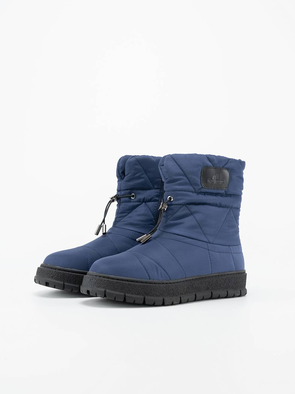 Nordman дутики с резинкой -затяжкой цвет темно-синий - фото 12