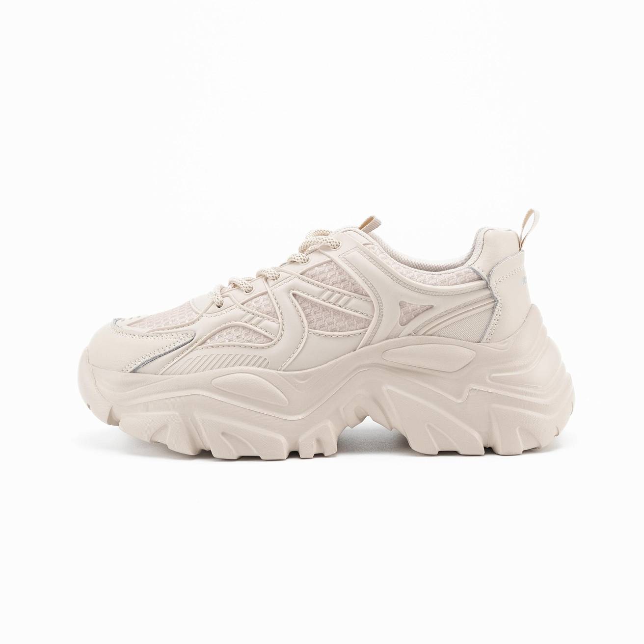 Кроссовки женские на высокой подошве Nordman цвет бежевый - фото 7