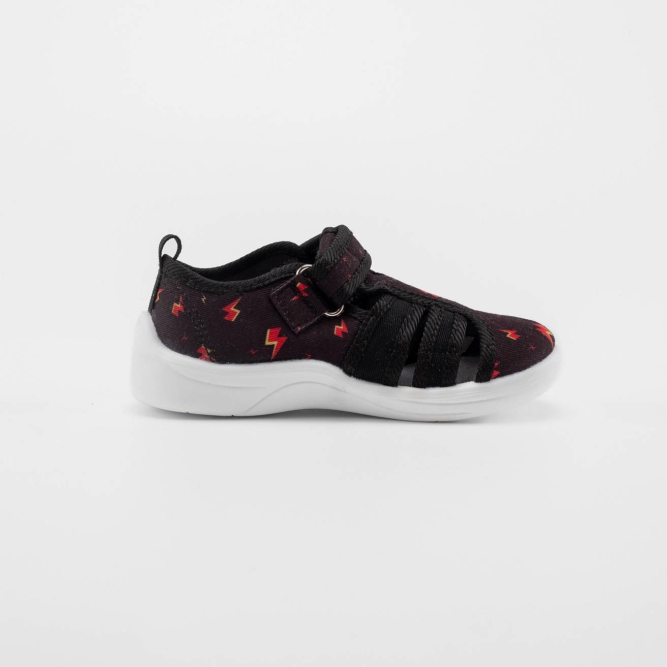 Тапочки детские Nordman Stars черный с принтом - фото 9