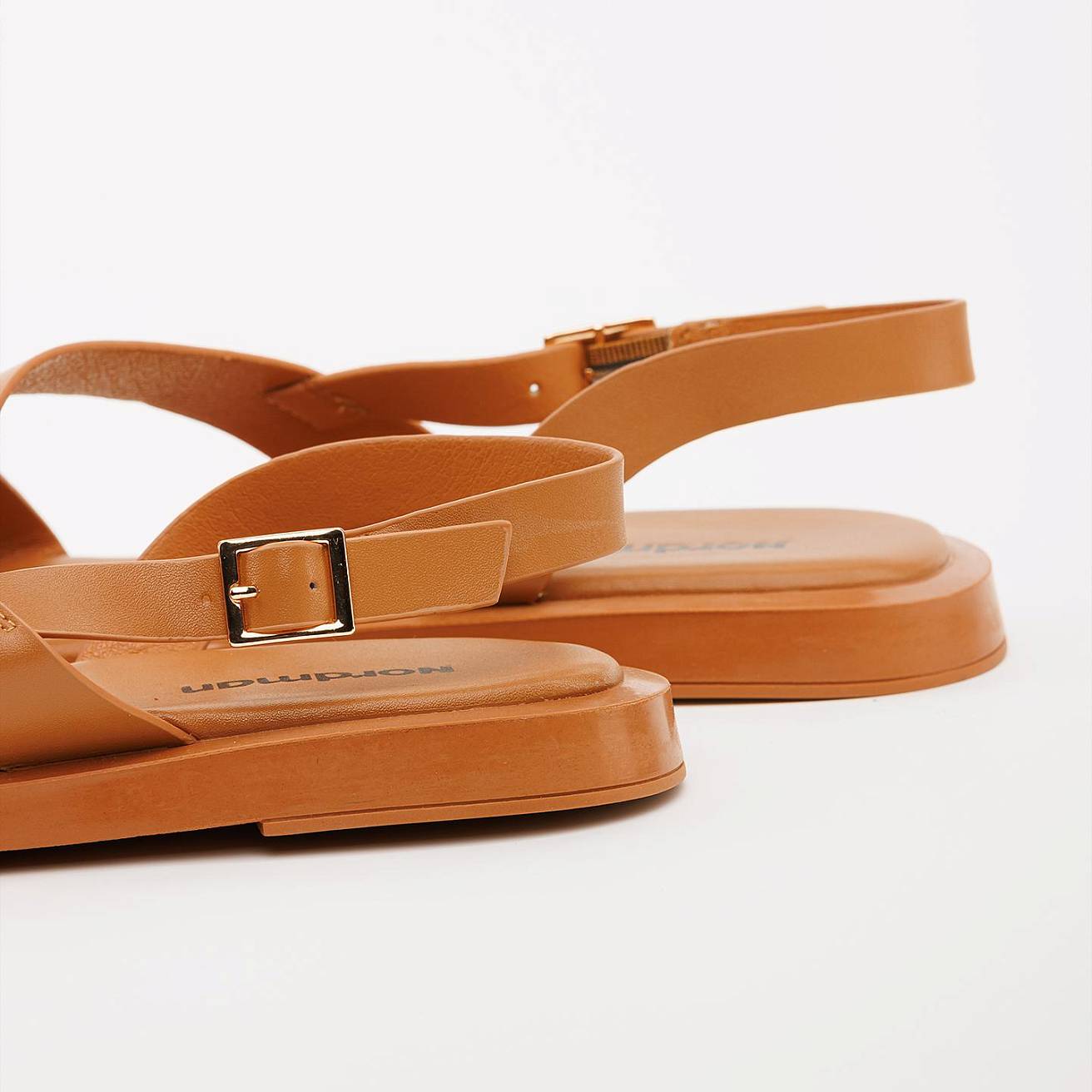 Женские сандалии Nordman коричневые - фото 3