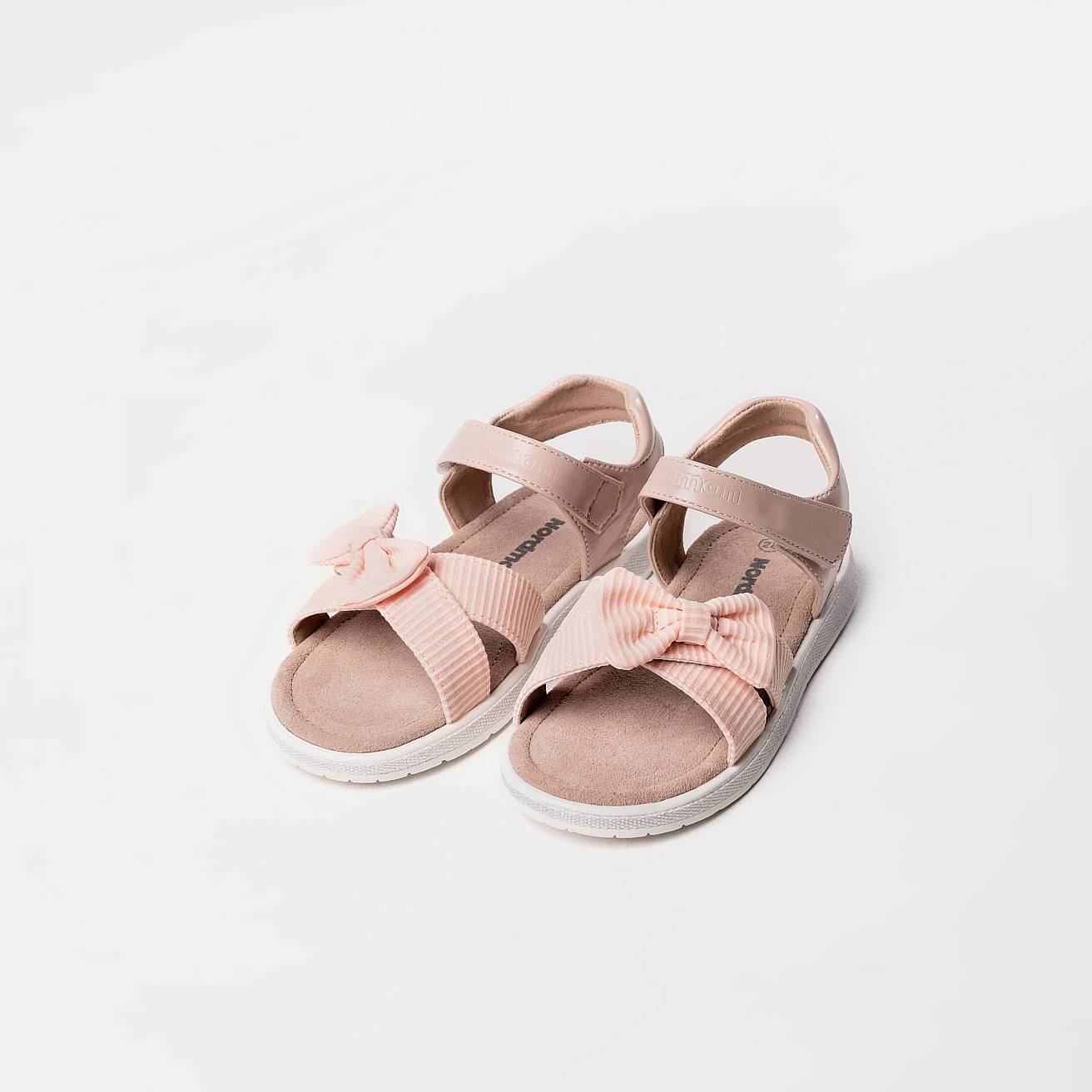 Босоножки детские летние розовые - фото 4