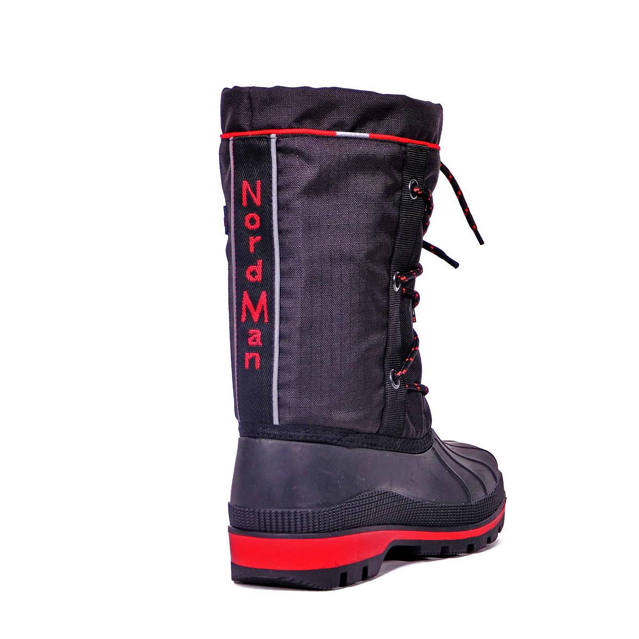 Бахилы Nordman New Red укороченные с многослойным вкладышем ткань Rip Stop черные - фото 3