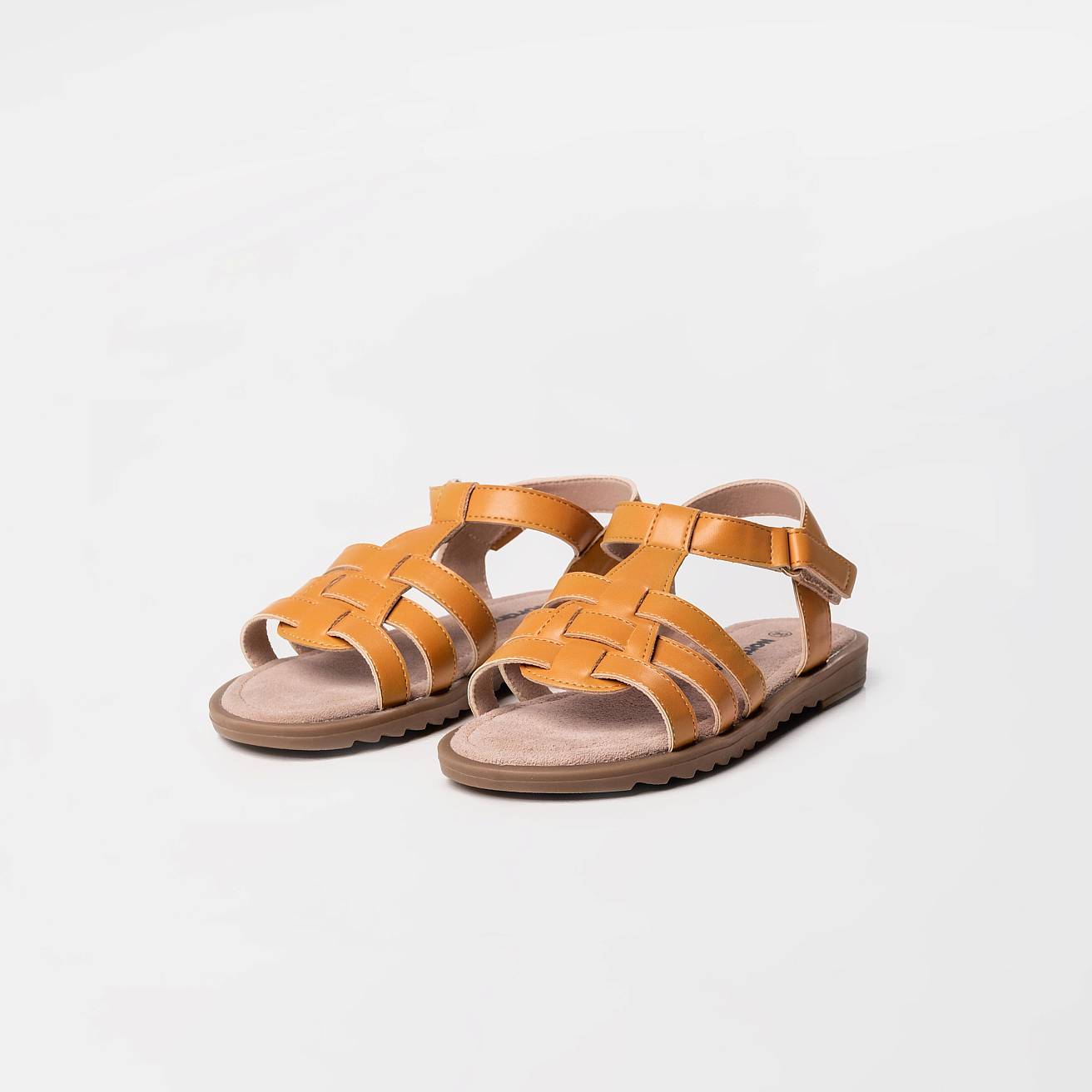 Босоножки детские летние оранжевый - фото 3