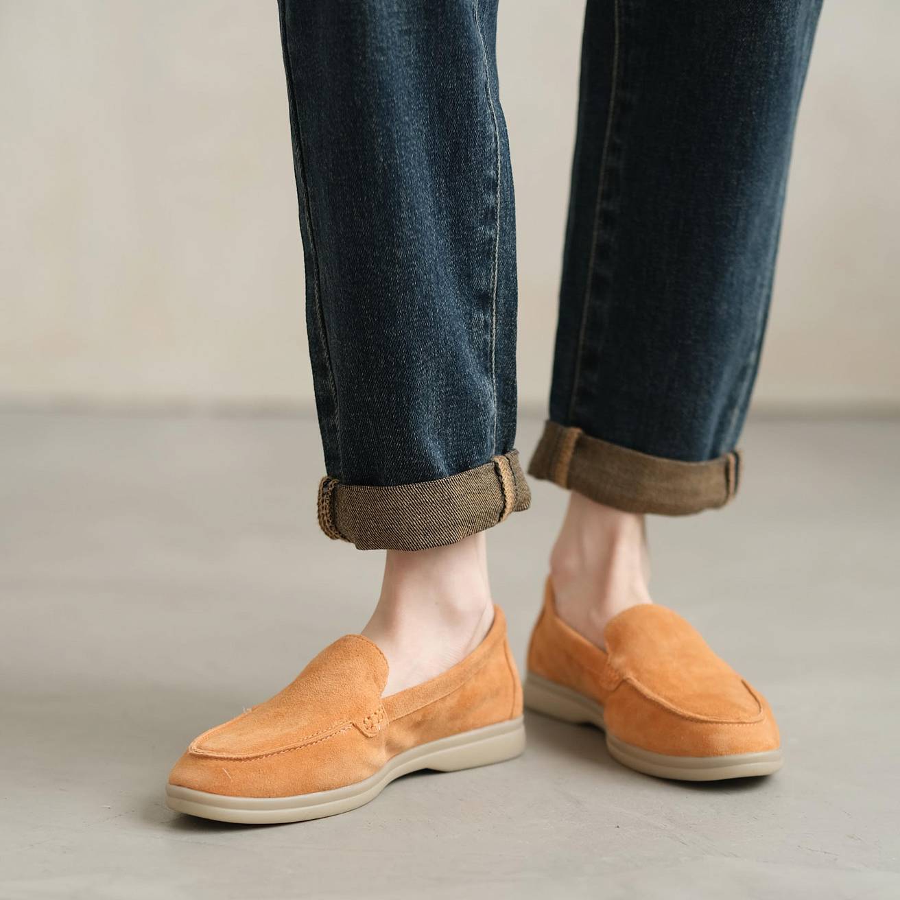 Женские лоферы цвет коричневый - фото 2