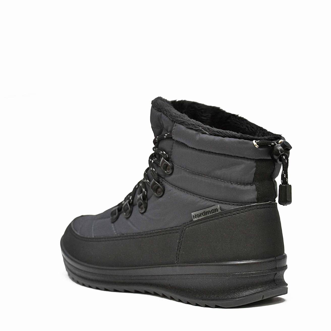Ботинки Nordman Twist на шнуровке темно-серые - фото 4