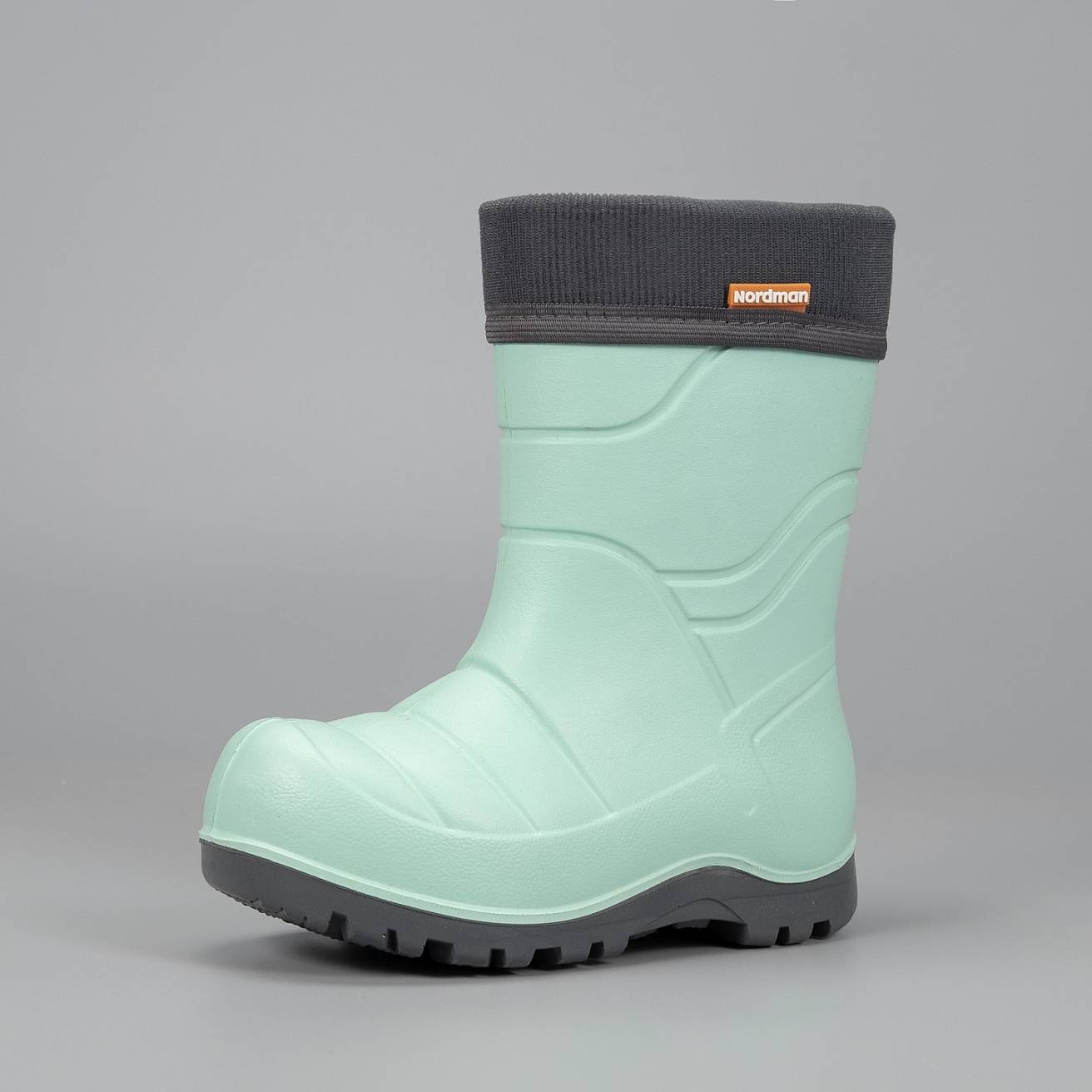 Сапоги детские Nordman Flash со съемным флисовым утеплителем мятные - фото 2