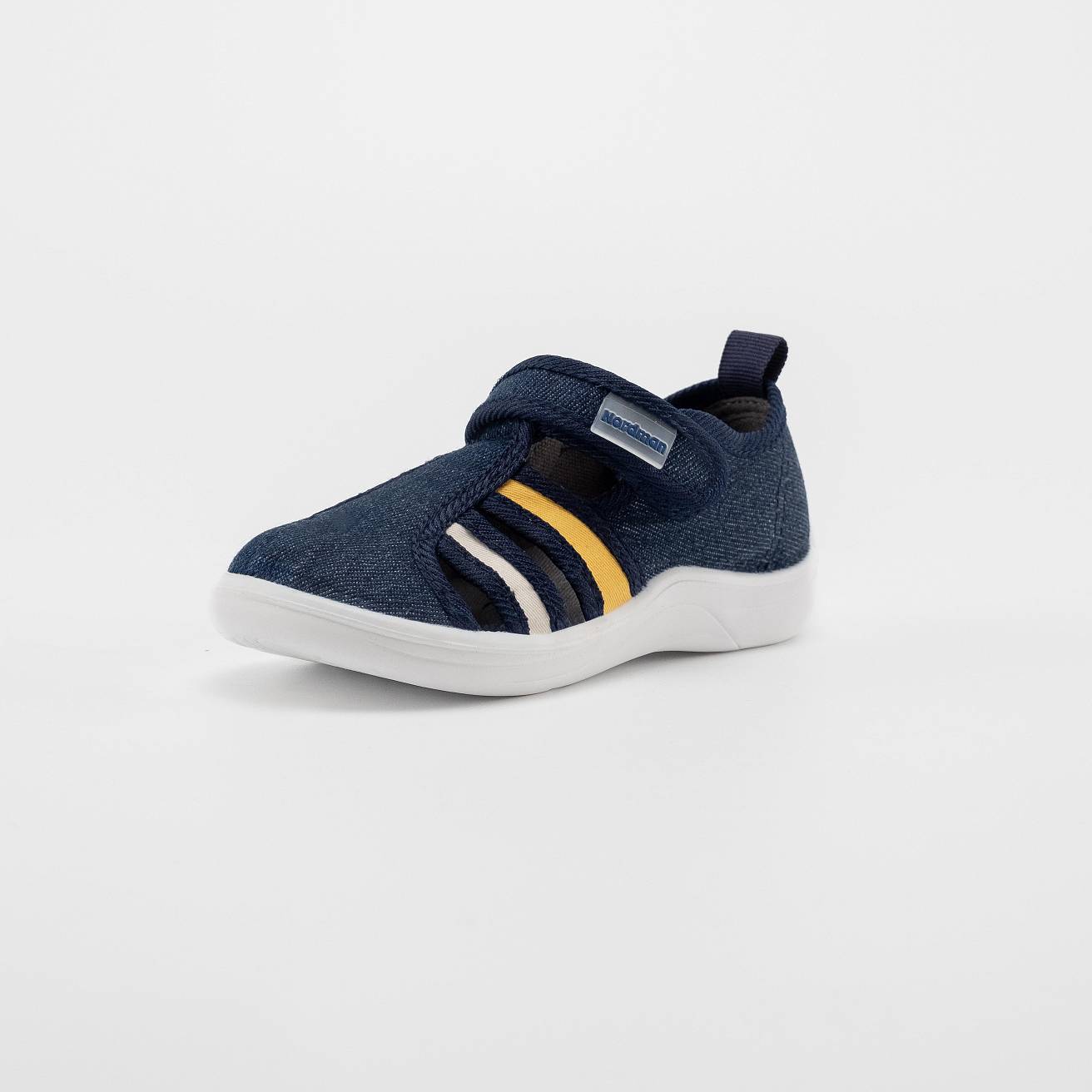 Тапочки детские Nordman Stars желтый/белый - фото 3