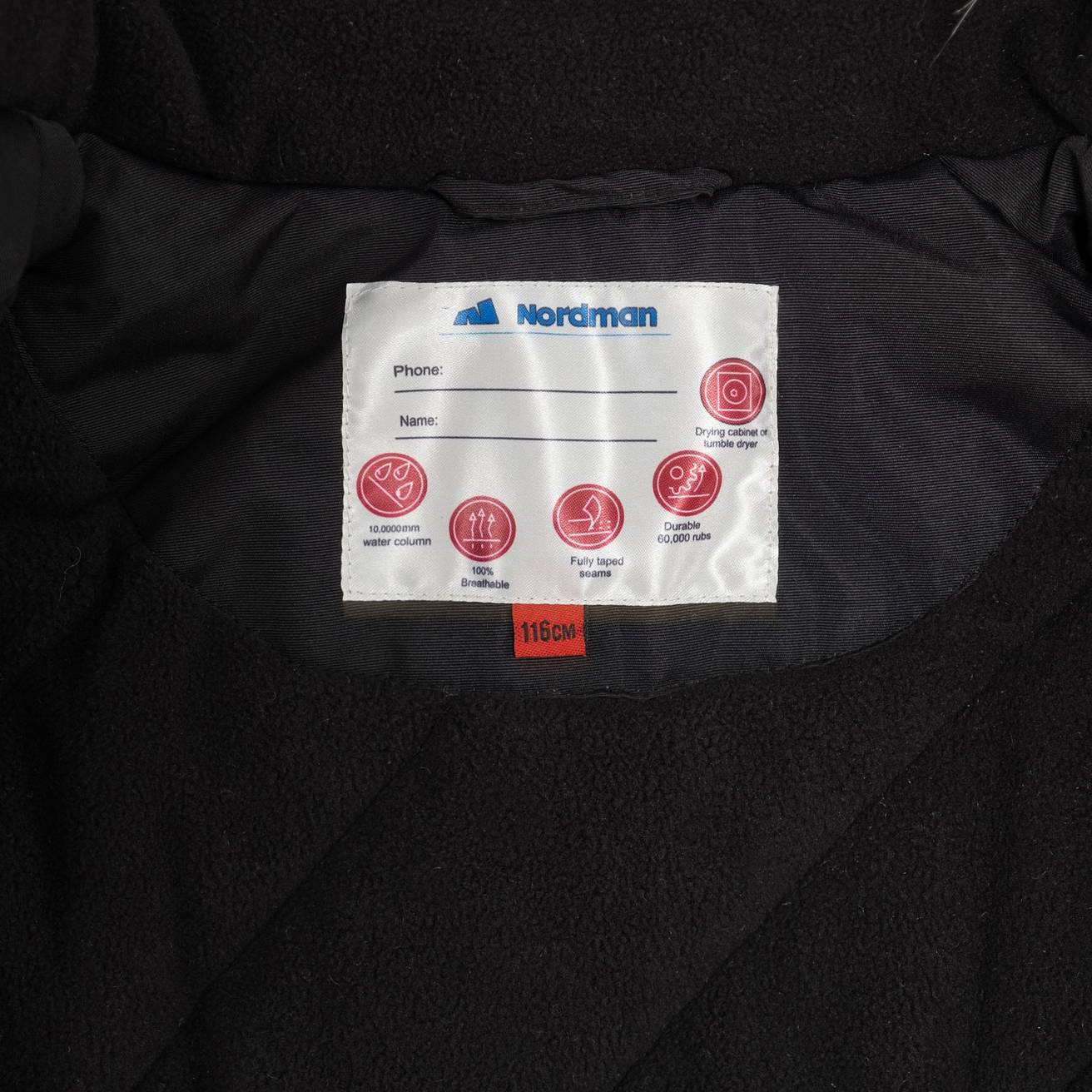 Куртка детская Nordman Wear темно-серый/черный - фото 10