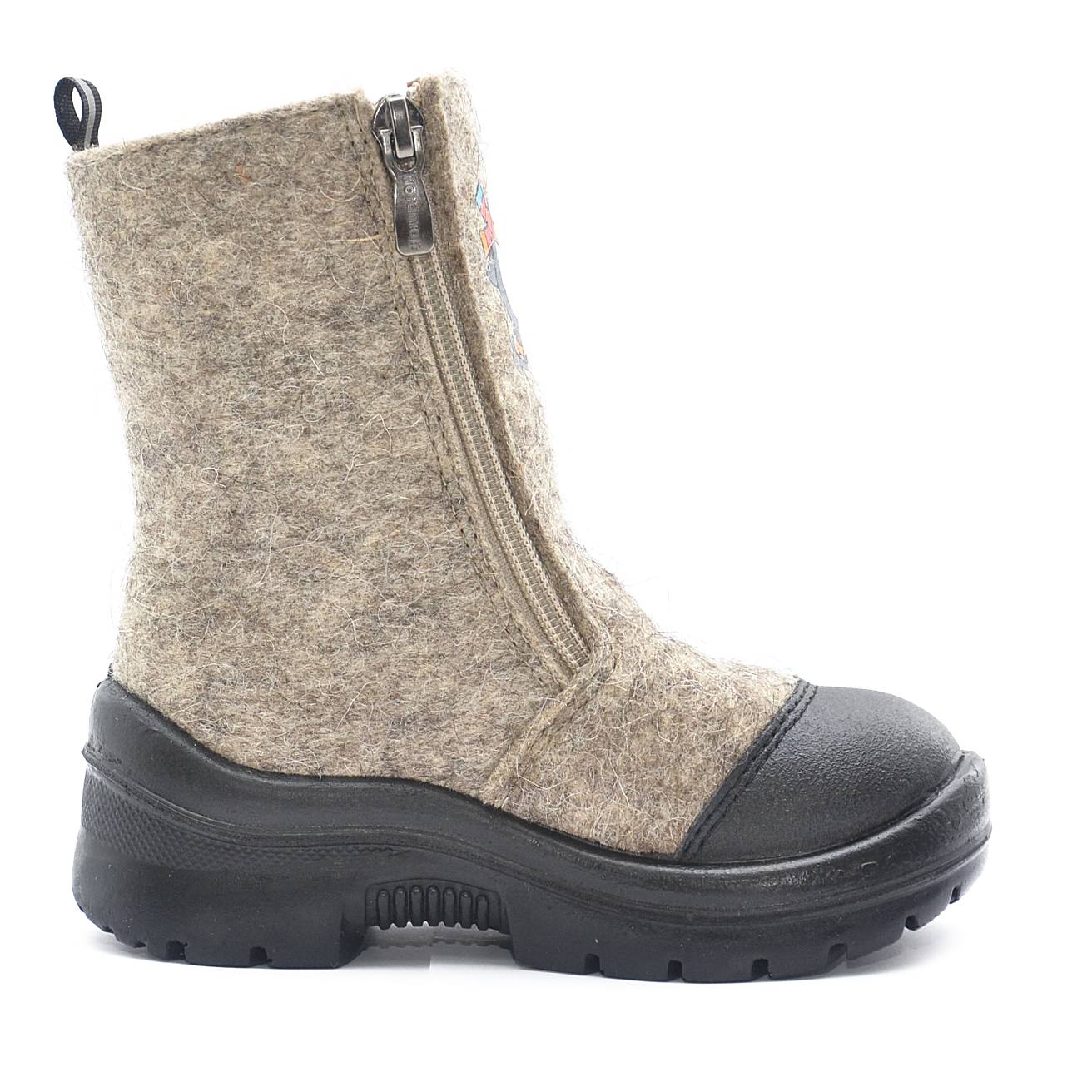 Валенки Nordman на двух молниях с кожаным носом с рисунком пингвин - фото 6