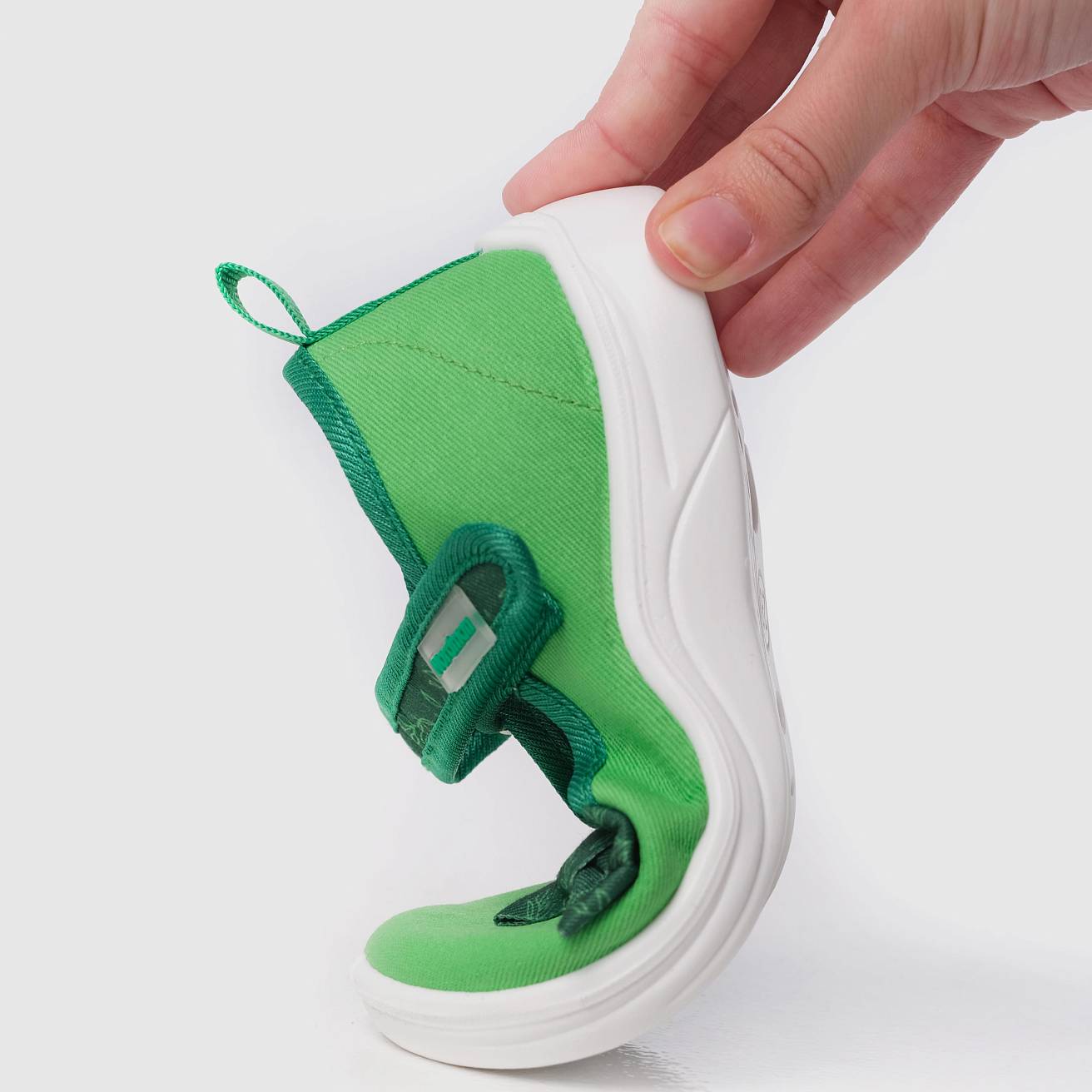 Тапочки детские Nordman Stars цвет зелёный - фото 3