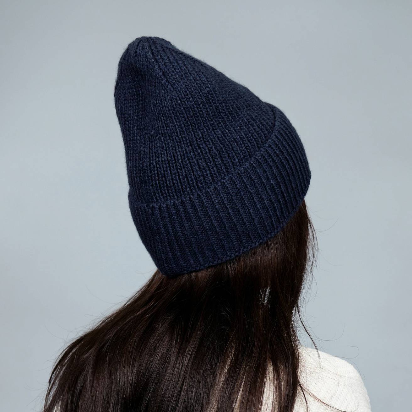 Шапка вязаная Nordman цвет темно-синий - фото 2