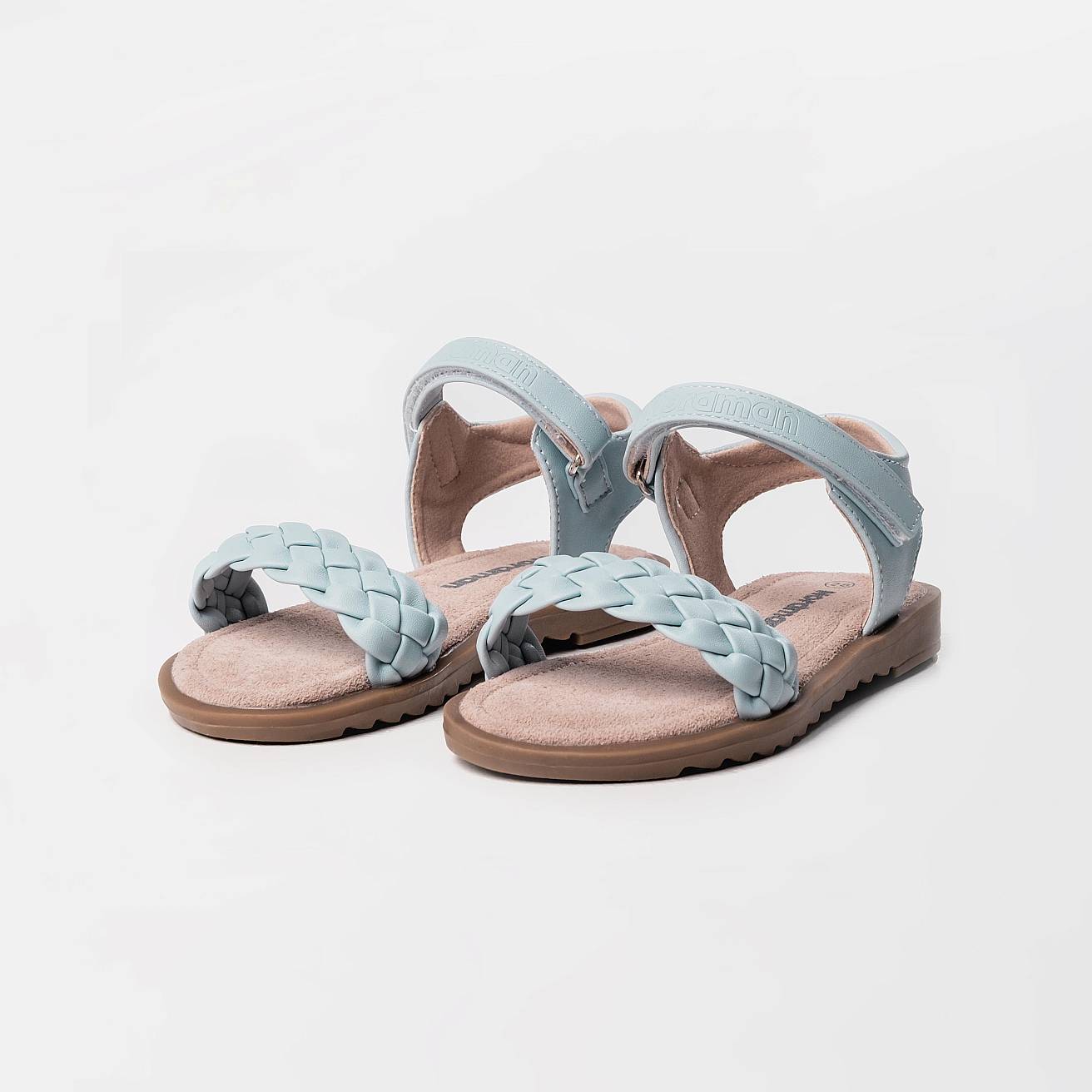 Босоножки детские летние голубые - фото 2