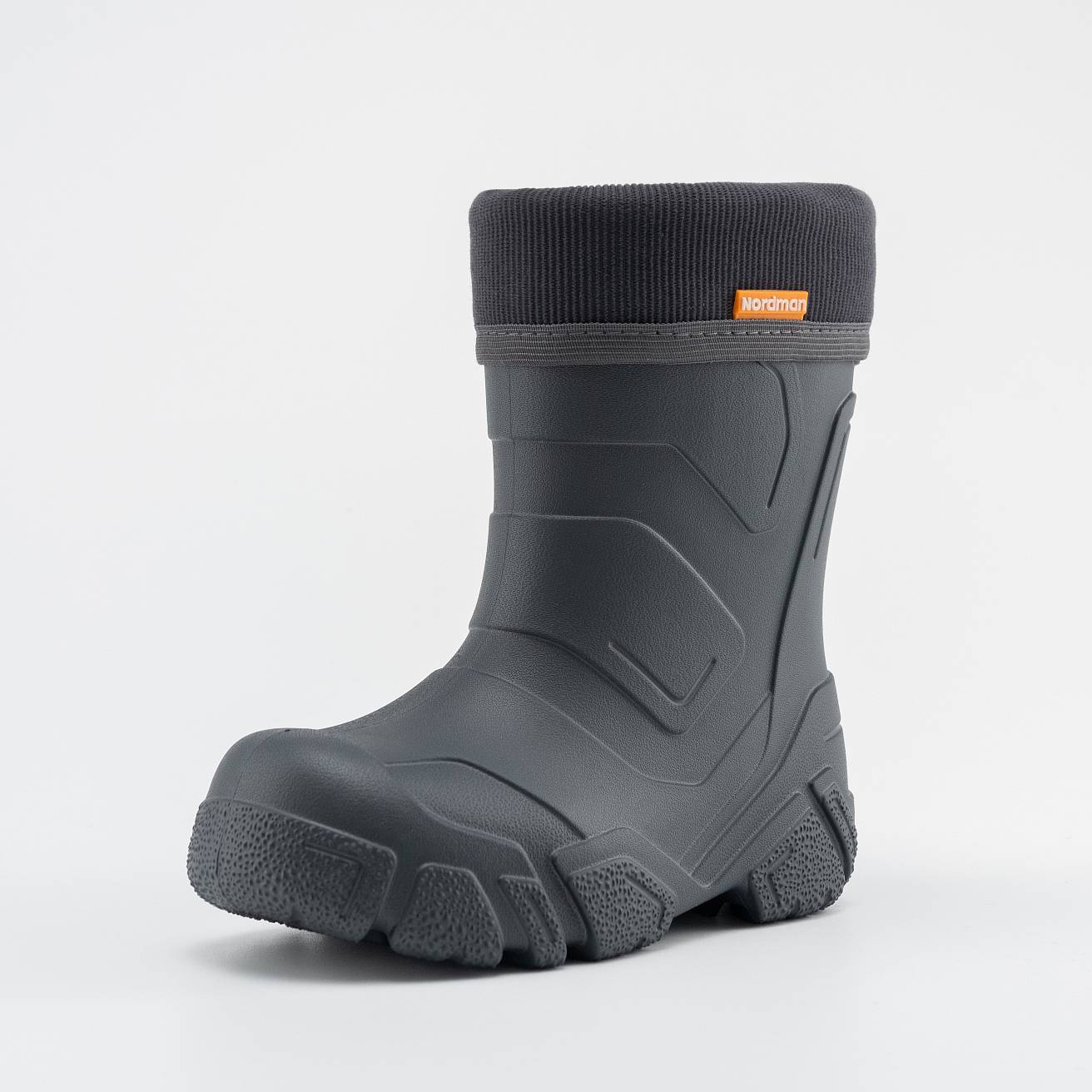 Сапоги детские Nordman Kids 2.0 со съемным флисовым утеплителем серые - фото 4