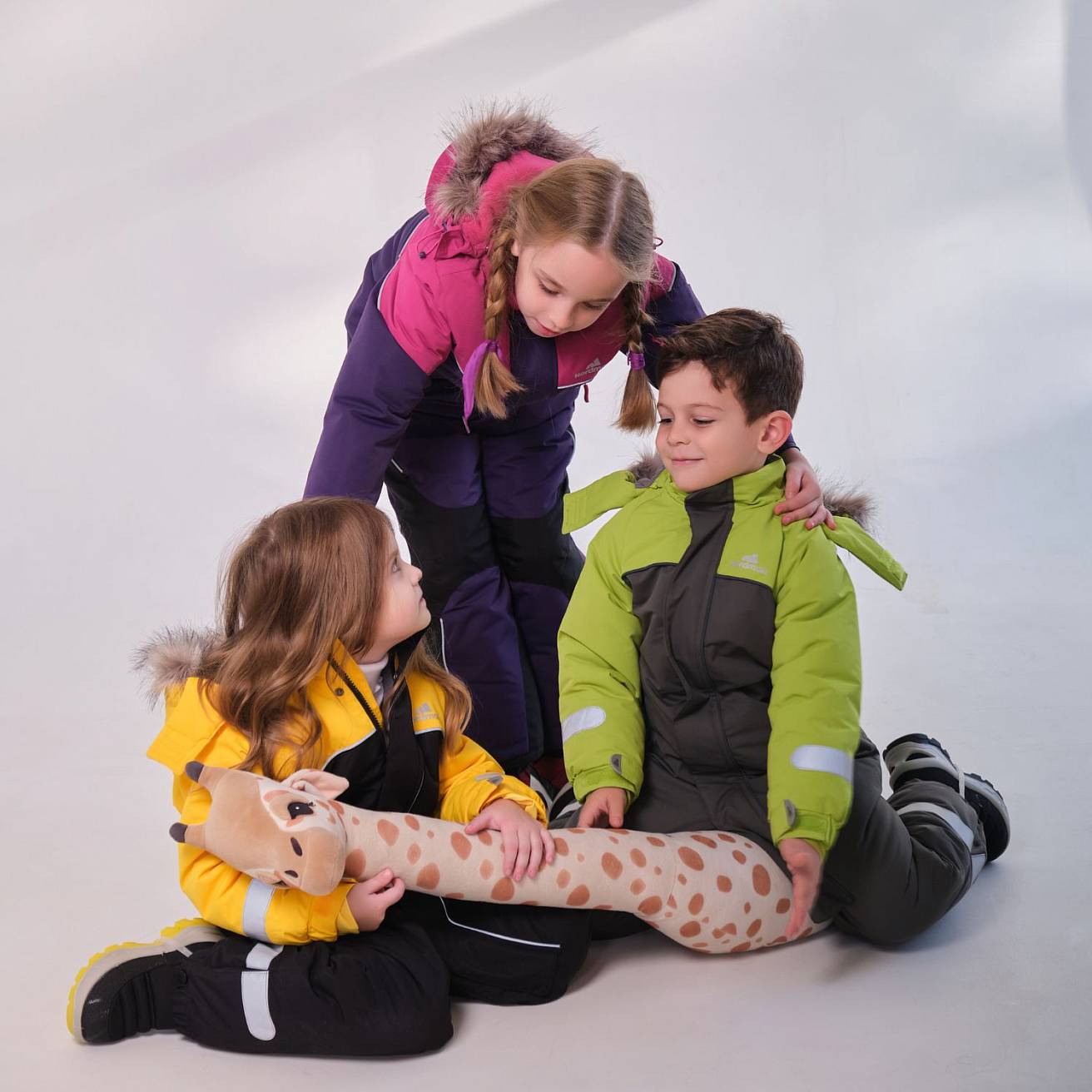 Комбинезон детский Nordman Wear черный/салатовый - фото 2