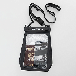 Гермосумка для документов чёрная