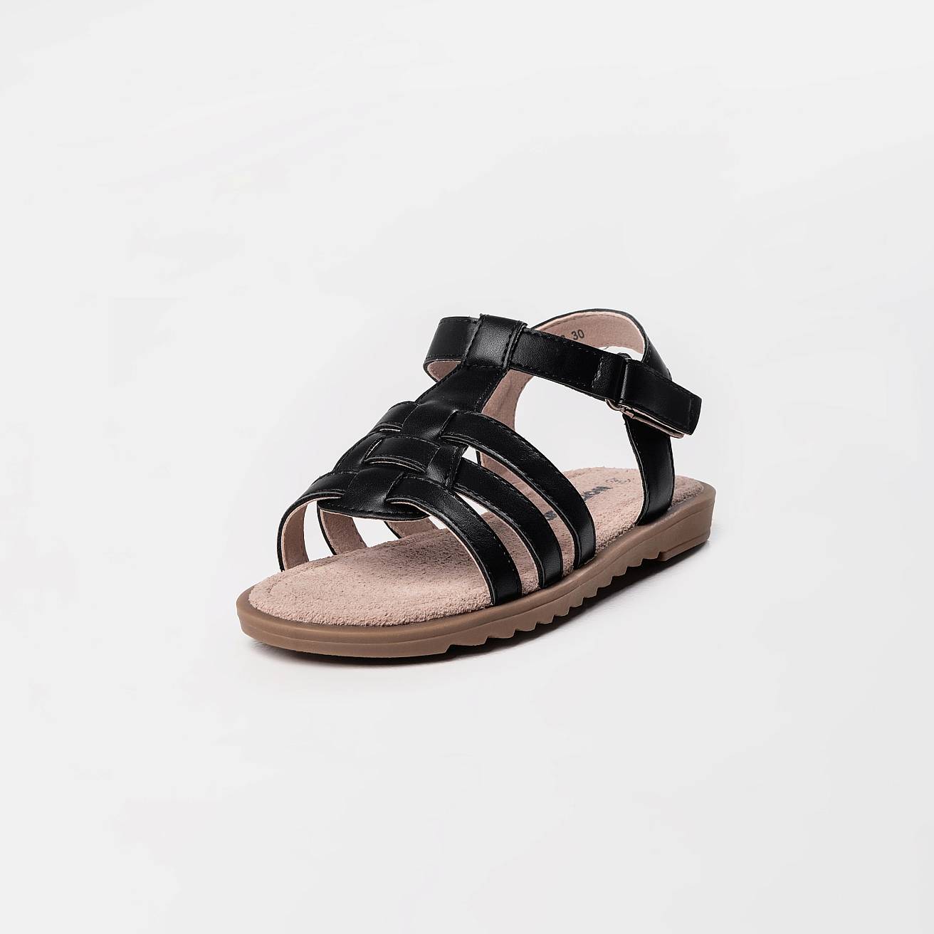 Босоножки детские летние чёрные - фото 5