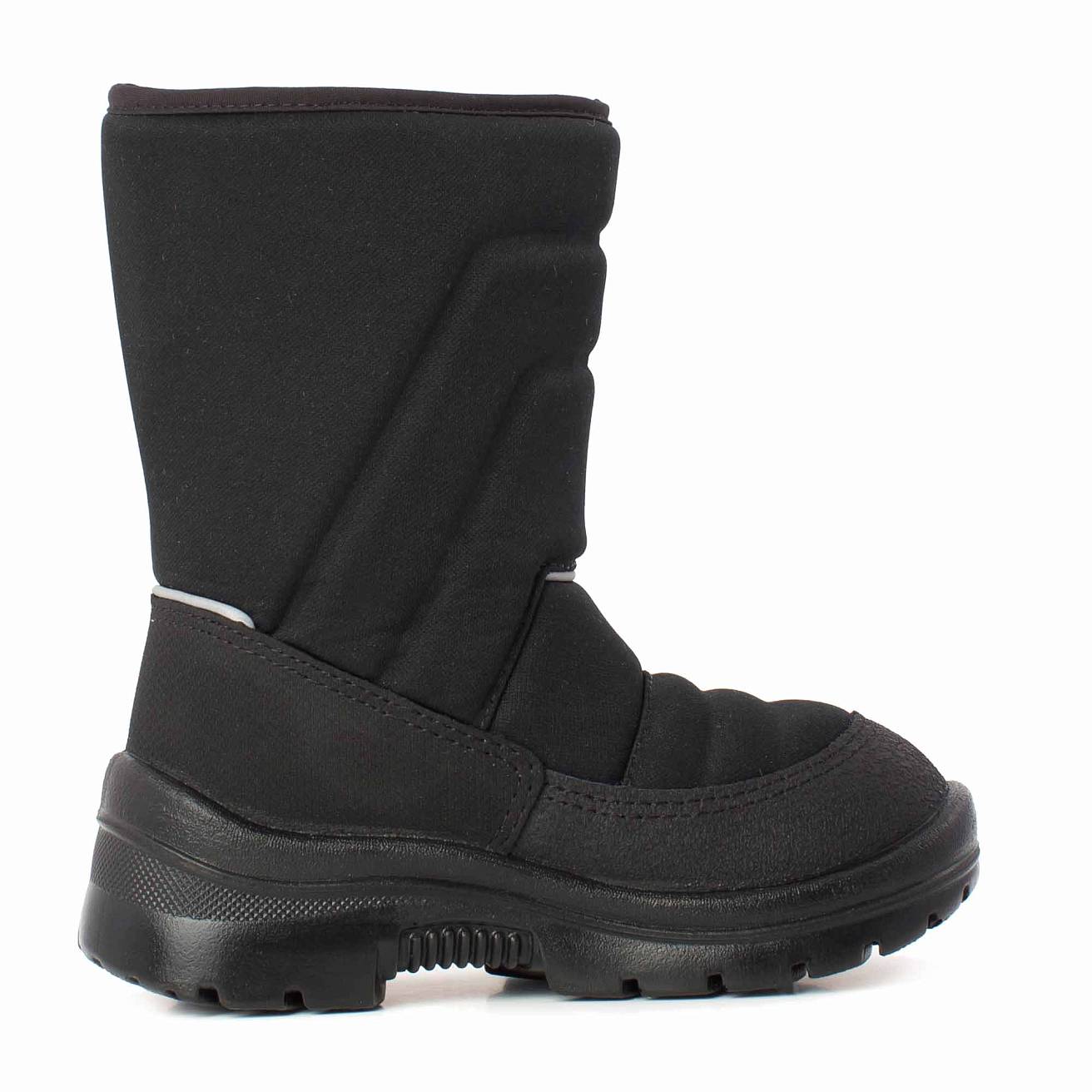 Зимние детские сапоги Nordman Lumi на липучке черные - фото 4