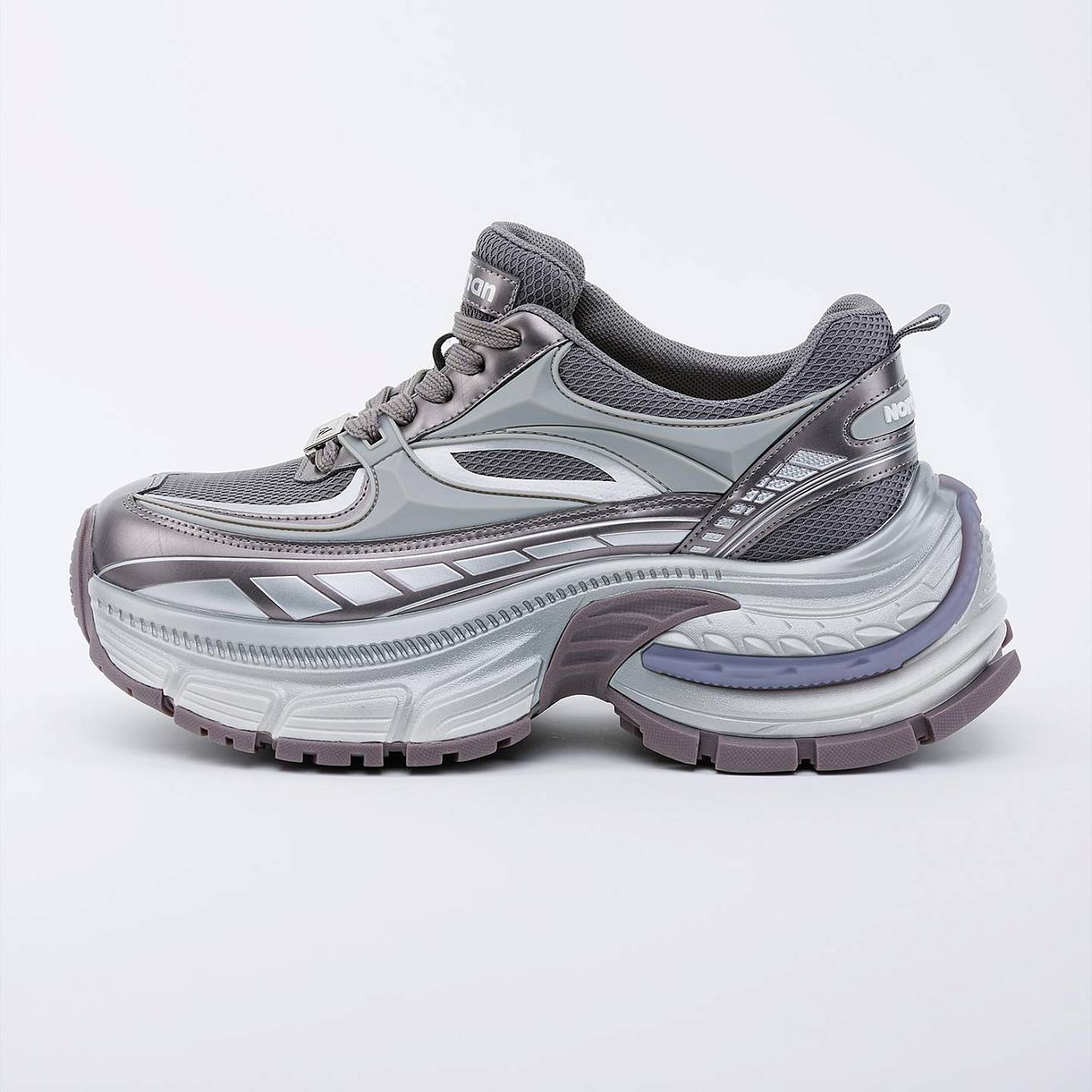 Женские кроссовки Nordman серые - фото 5