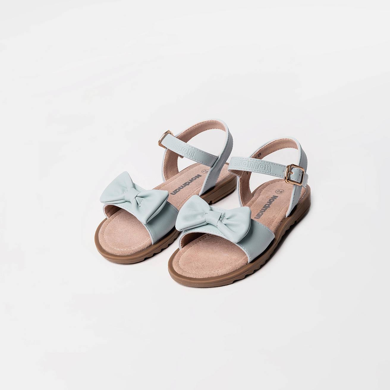 Босоножки детские летние голубые - фото 4