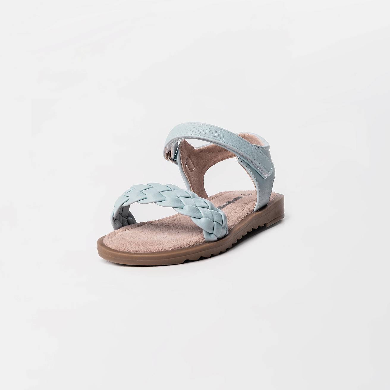 Босоножки детские летние голубые - фото 4