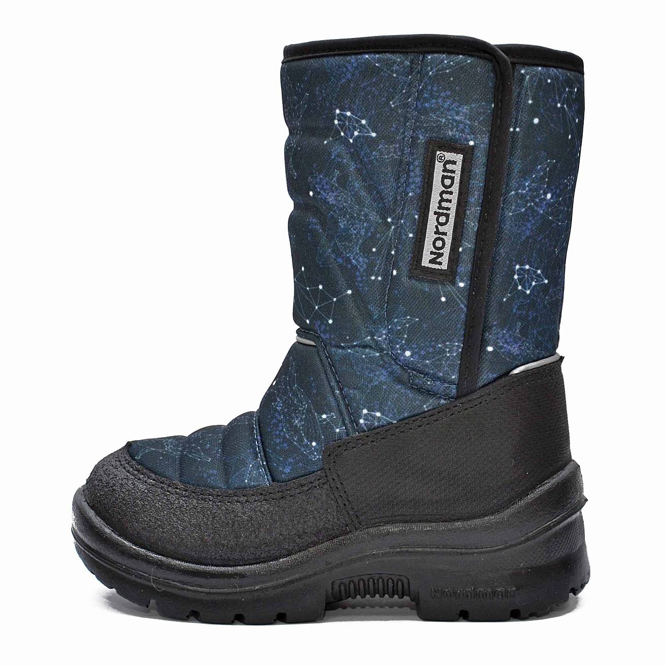 Зимние детские сапоги Nordman Lumi на липучке WHALE_SV#NAVY - фото 3