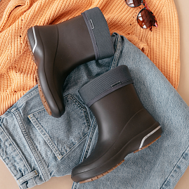 Фото Женские сапоги Nordman Kleo из ЭВА с флисовым утеплителем  коричневые с песочным