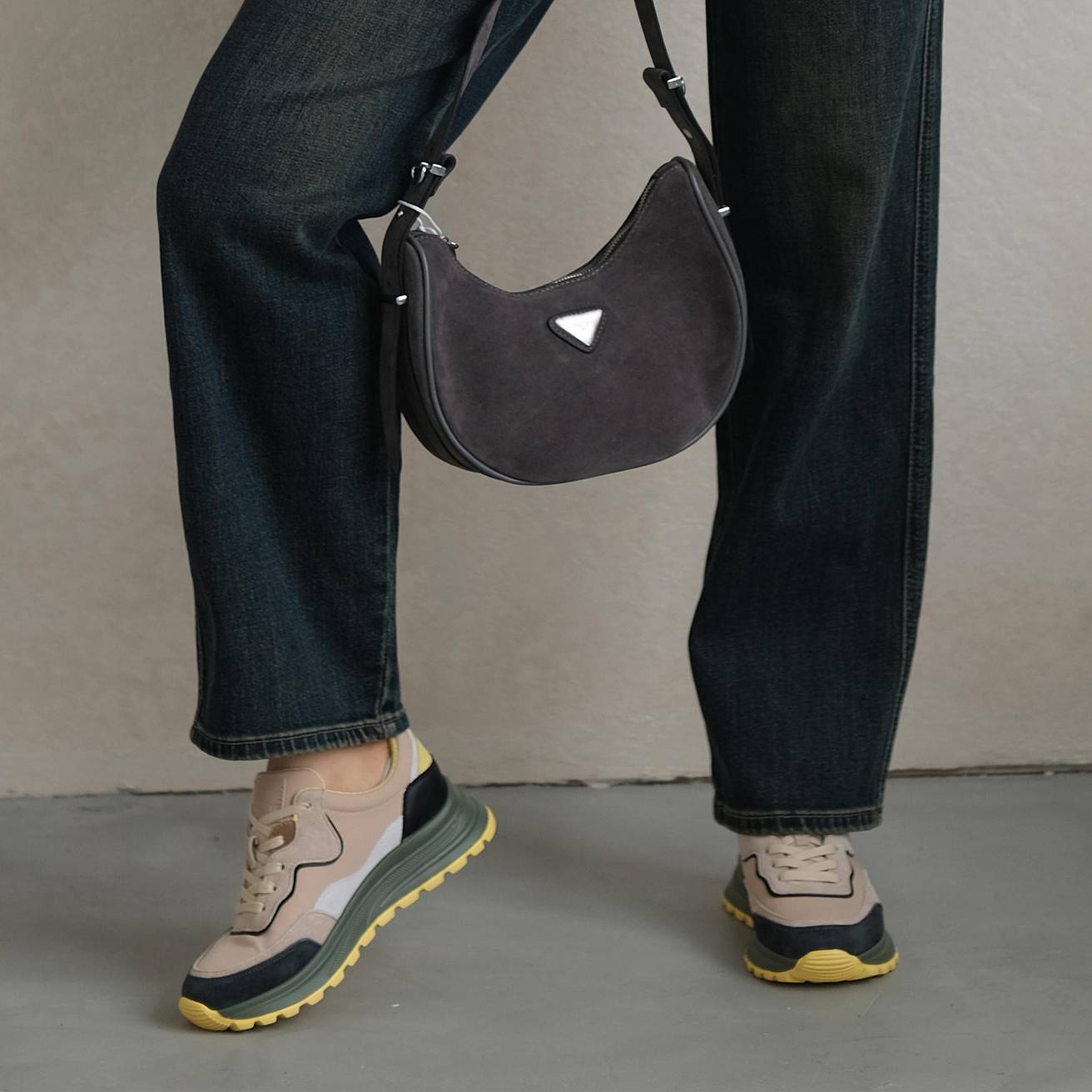 Кроссовки Nordman женские цвет  тёмно-бежевый - фото 3