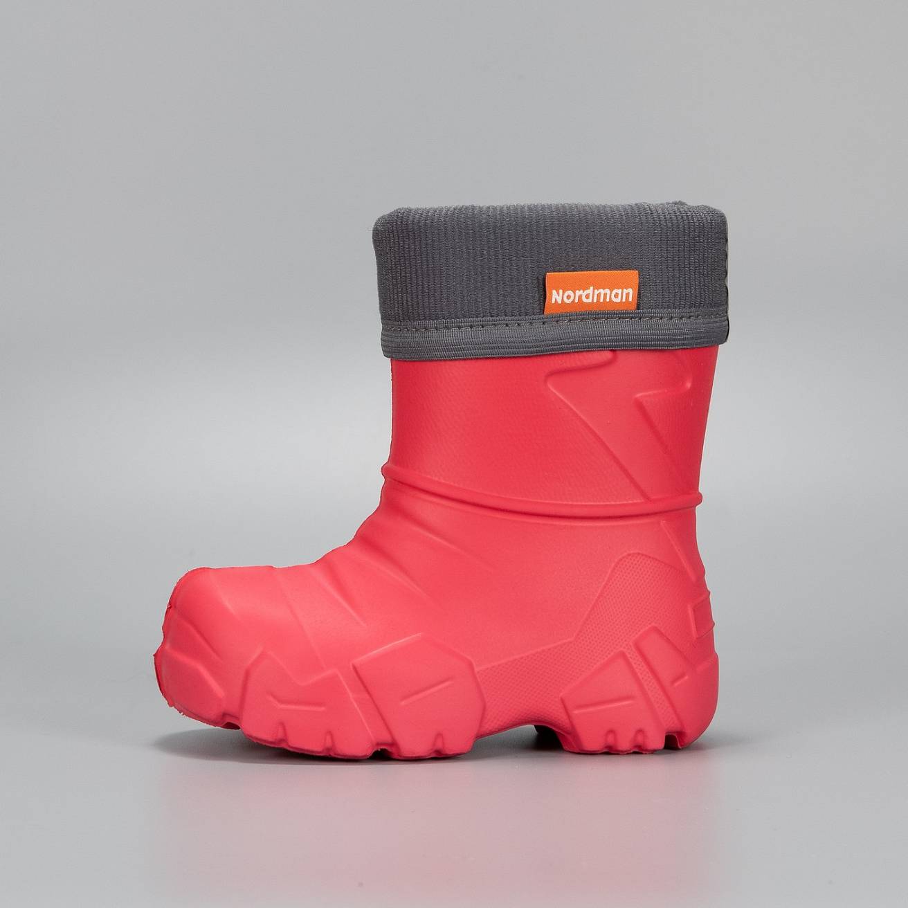 Сапоги детские Nordman Kids со съемным флисовым утеплителем красные - фото 4