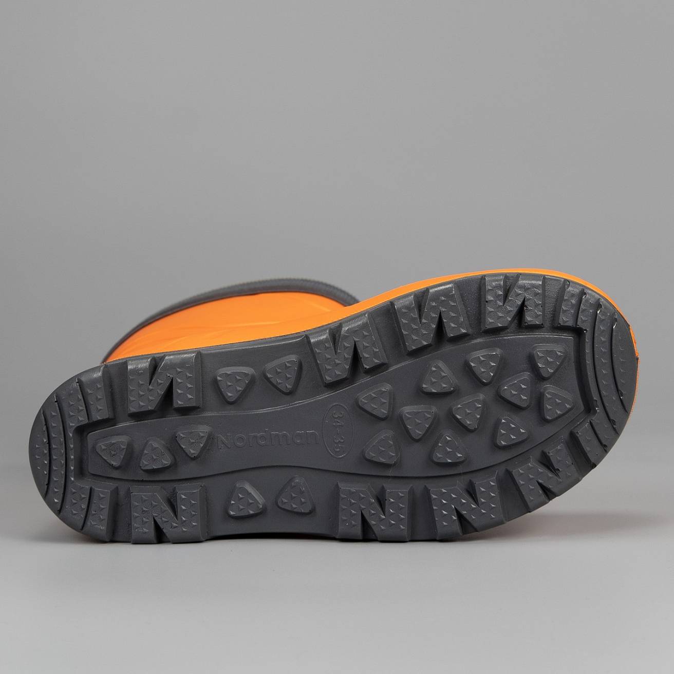 Сапоги детские Nordman Flash со съемным флисовым утеплителем оранжевые - фото 6