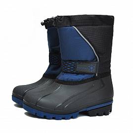 Фото Детские зимние сноубутсы Nordman Junior на липучке темно-синие