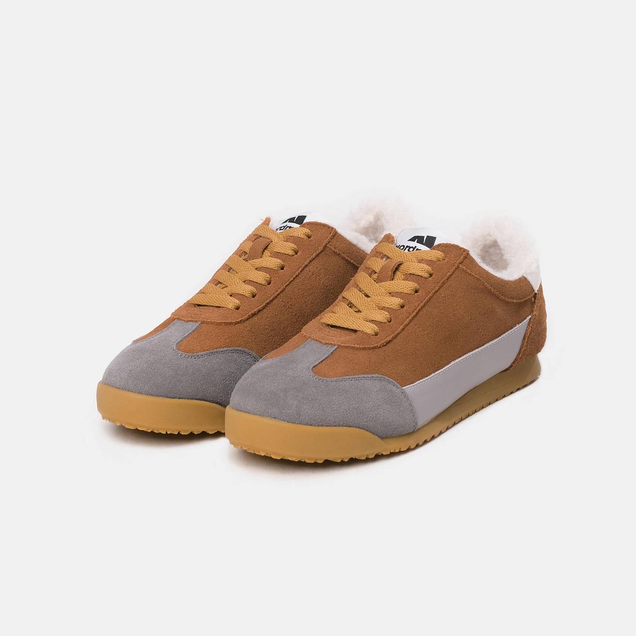 Кроссовки Nordman женские цвет коричневый - фото 3