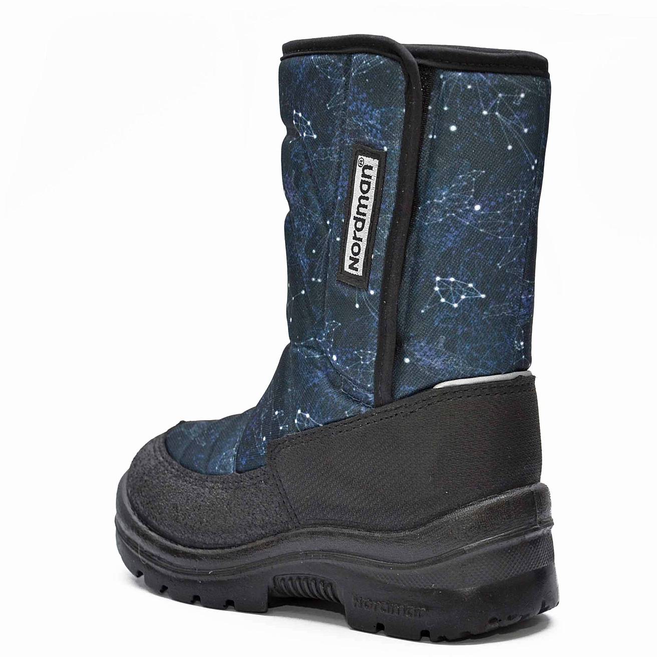 Зимние детские сапоги Nordman Lumi на липучке WHALE_SV#NAVY - фото 4