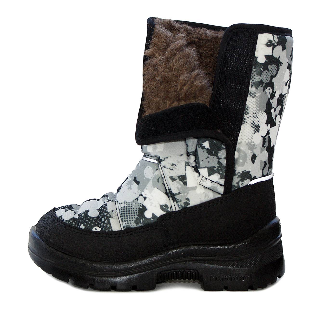 Зимние детские сапоги Nordman Lumi  на липучке PAZ PAZ BLACK - фото 7