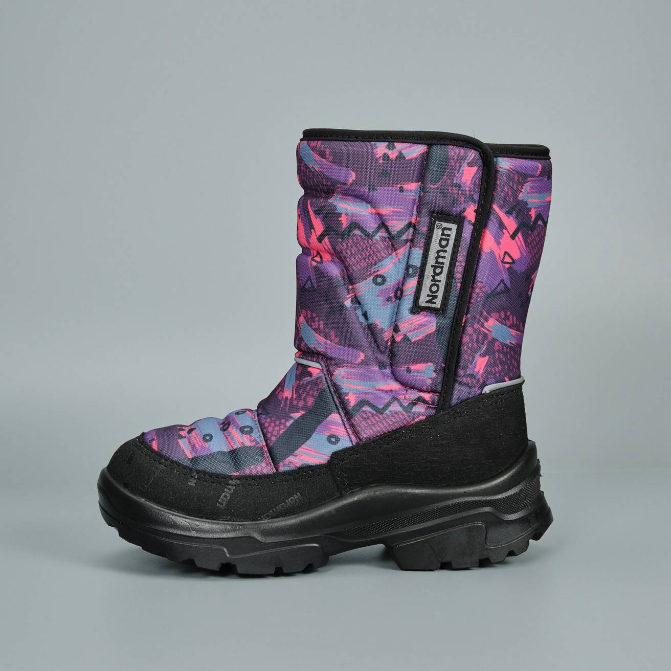 Зимние детские сапоги Nordman Lumi  на липучке MATIS PLUM - фото 3