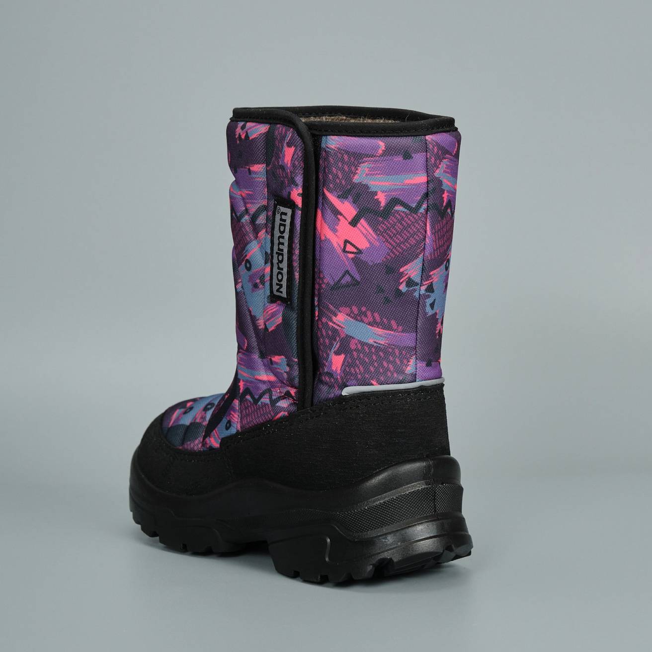 Зимние детские сапоги Nordman Lumi  на липучке MATIS PLUM - фото 5