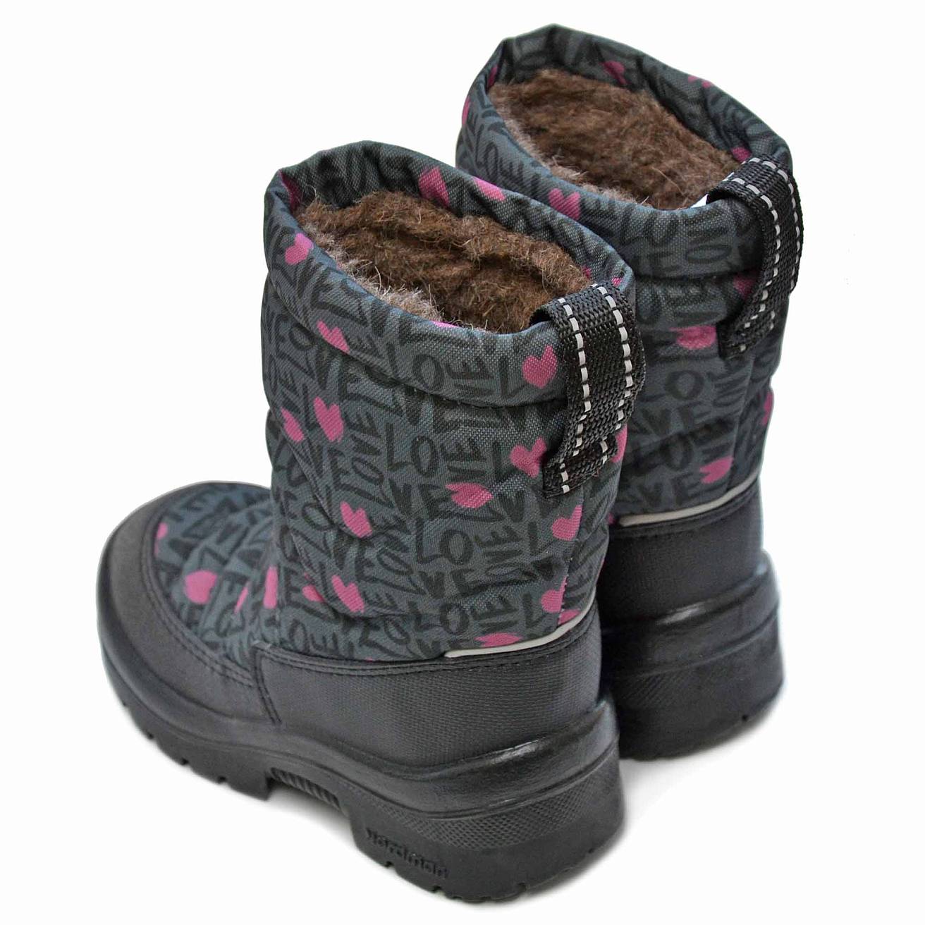 Зимние детские сапоги Nordman Lumi LV GREY - фото 4