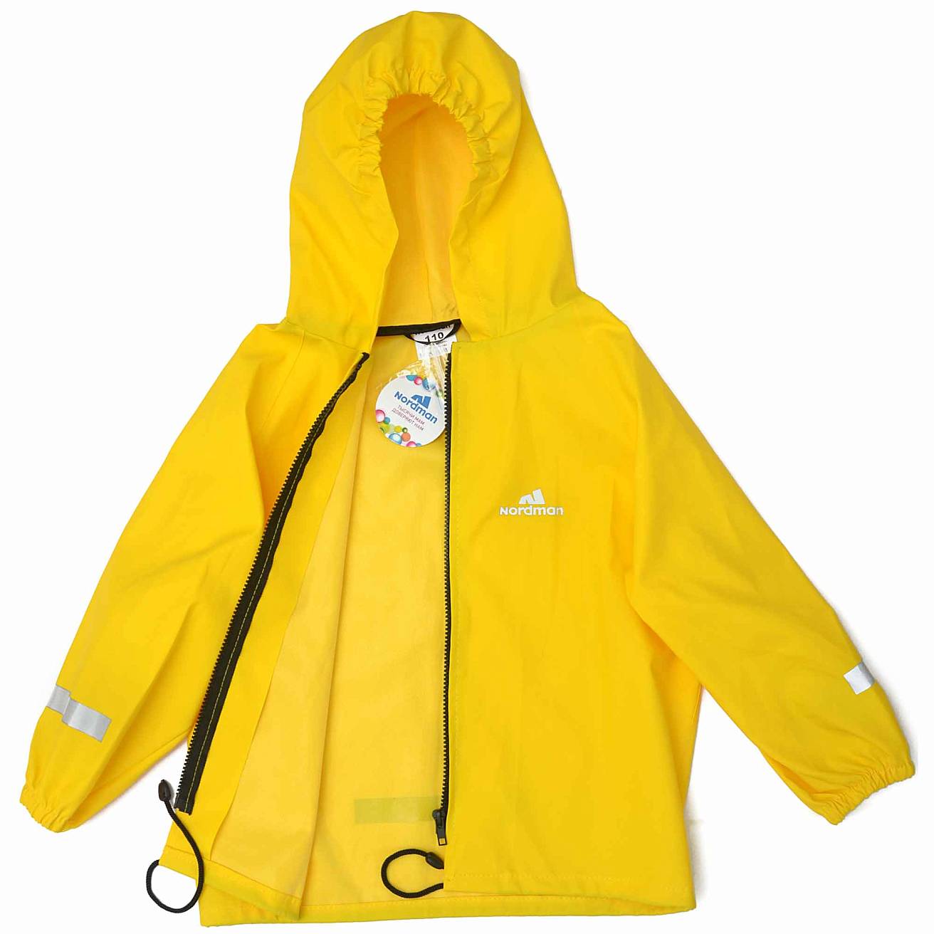 Куртка детская Nordman водонепроницаемая желтая - фото 5