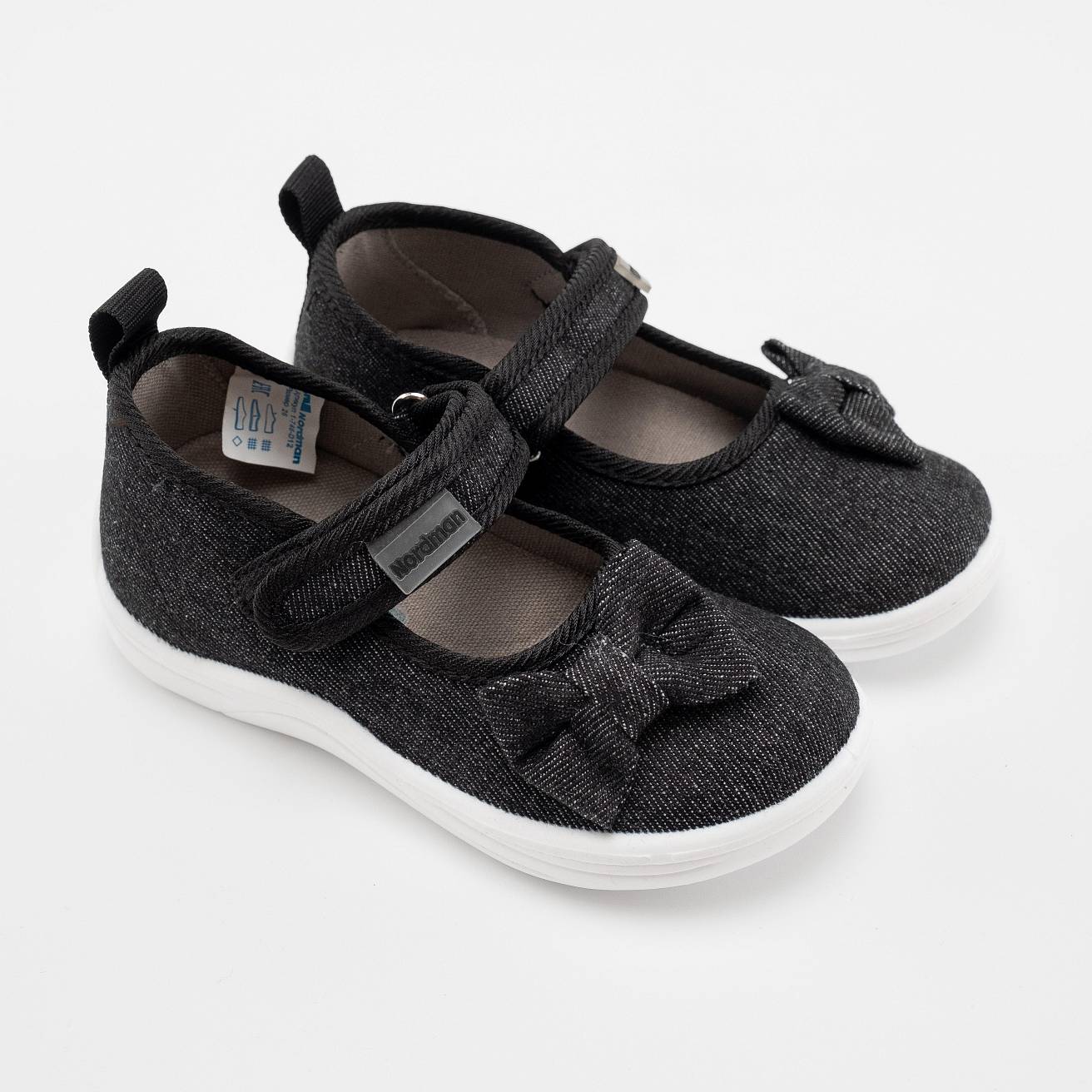 Тапочки детские Nordman Stars черные - фото 6