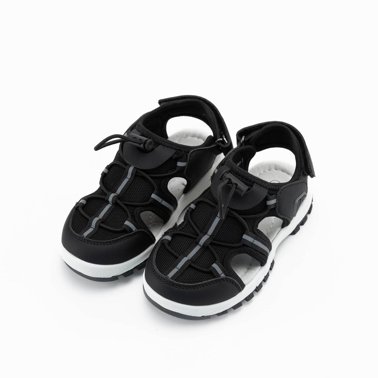Сандалики детские Nordman Boom цвет чёрный - фото 2