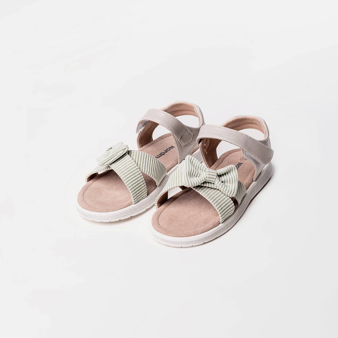 Босоножки детские летние зелёные - фото 3