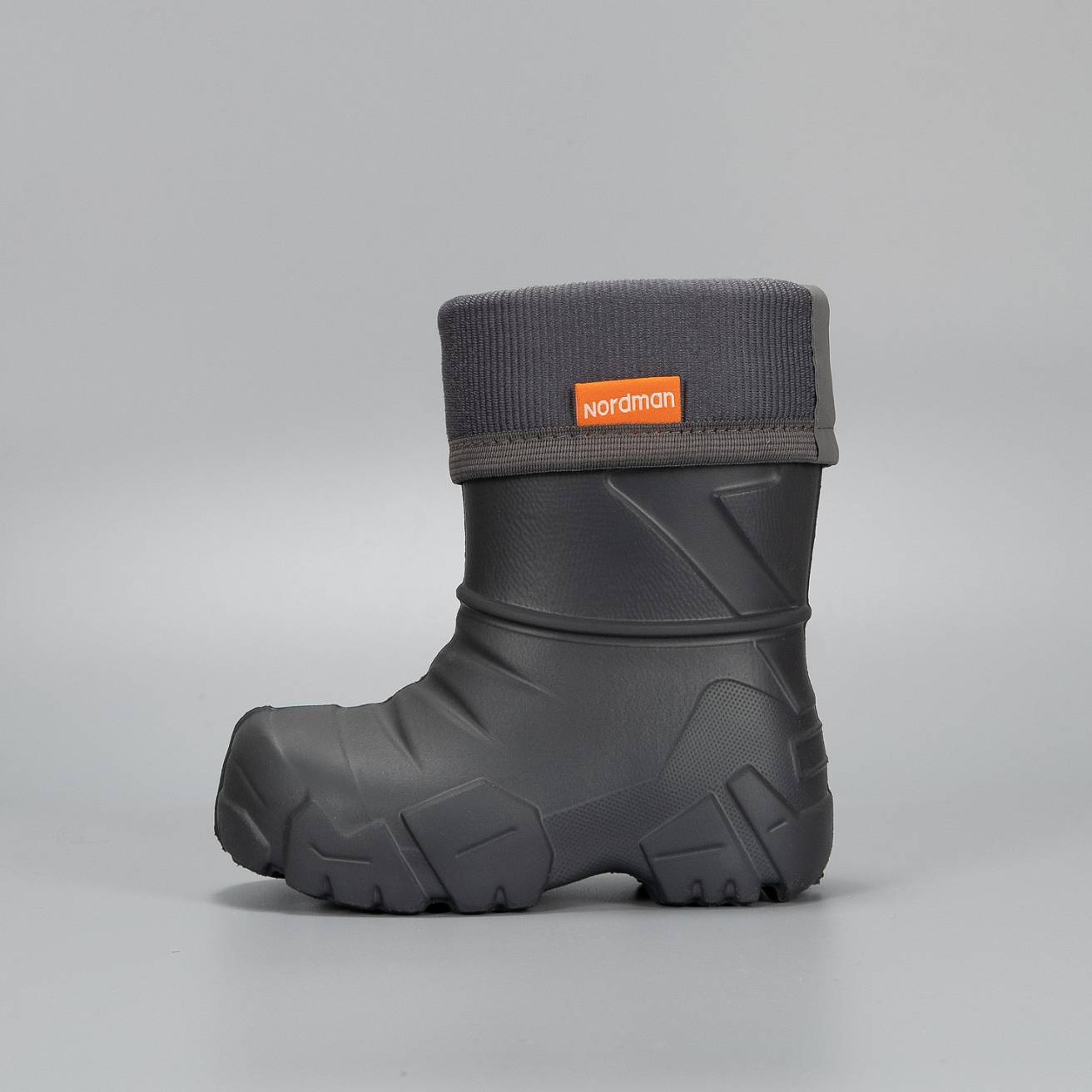 Сапоги детские Nordman Kids со съемным флисовым утеплителем серые - фото 5