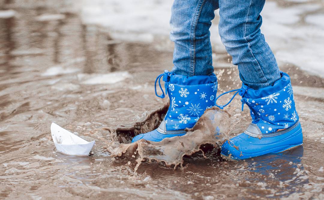 Wo wird der Schuh feucht?